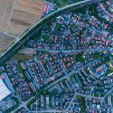 aerial photography of houses and buildings